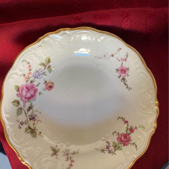 Sheraton Rose Walbrzych Fine China of Poland pattern 9025 1950s mid century - Picture 8 of 10